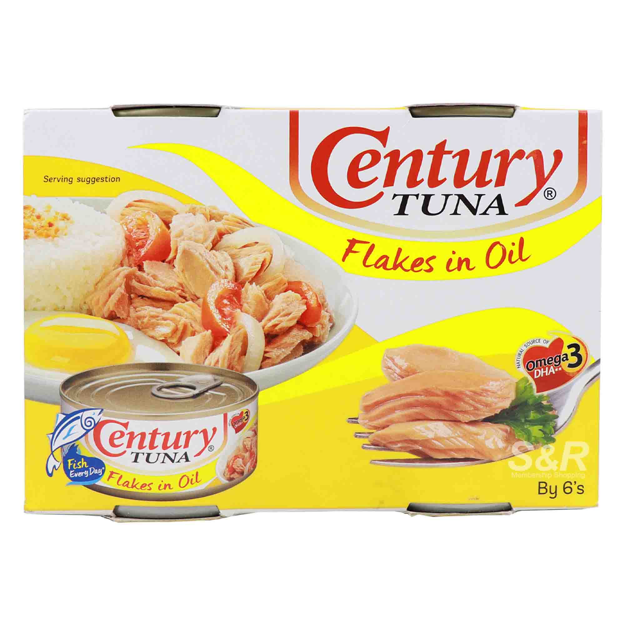 Century Tuna Flakes in Oil 6 cans